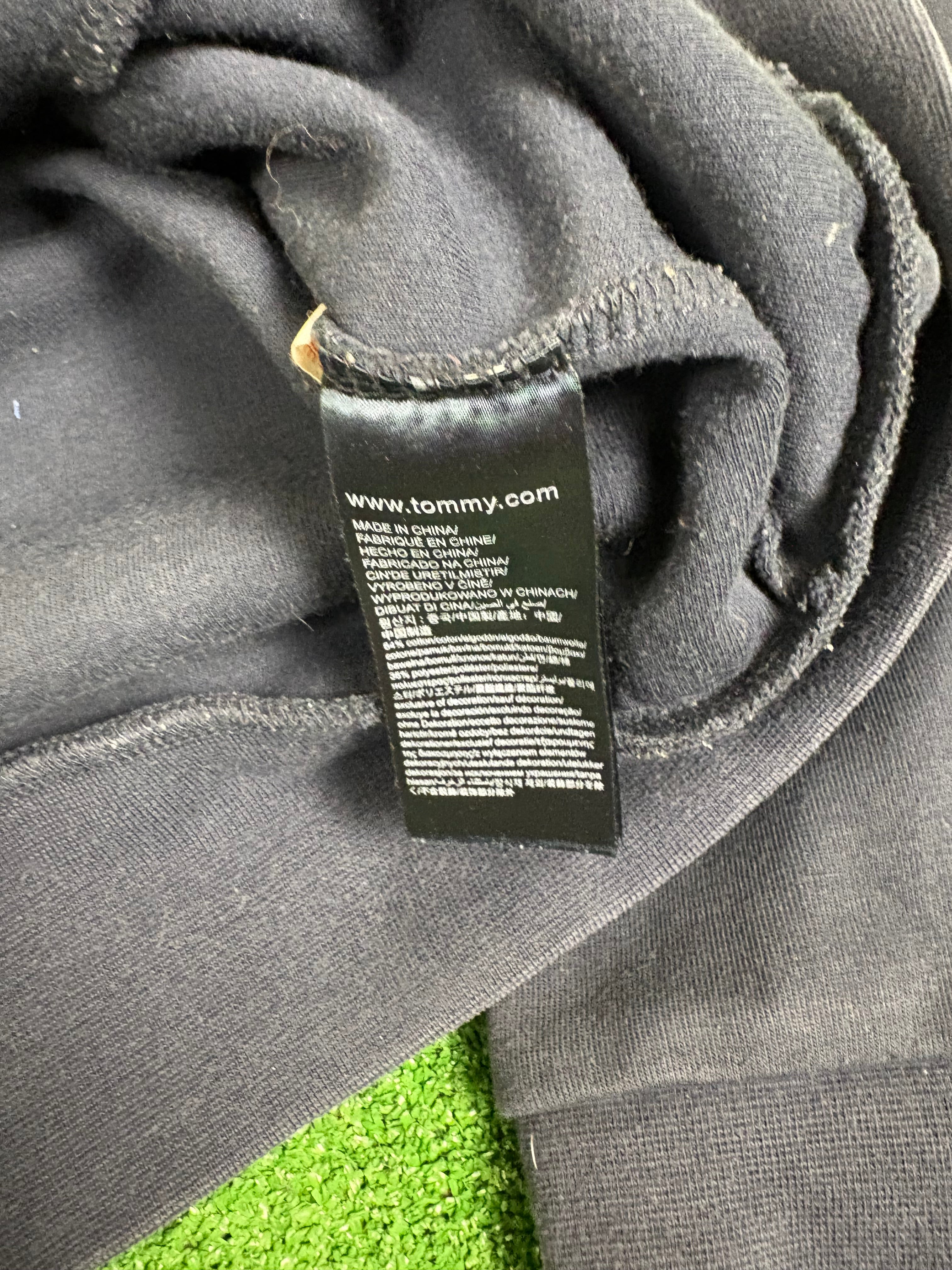 SUDADERA TOMMY HILFIGER AZUL VINTAGE 2000s