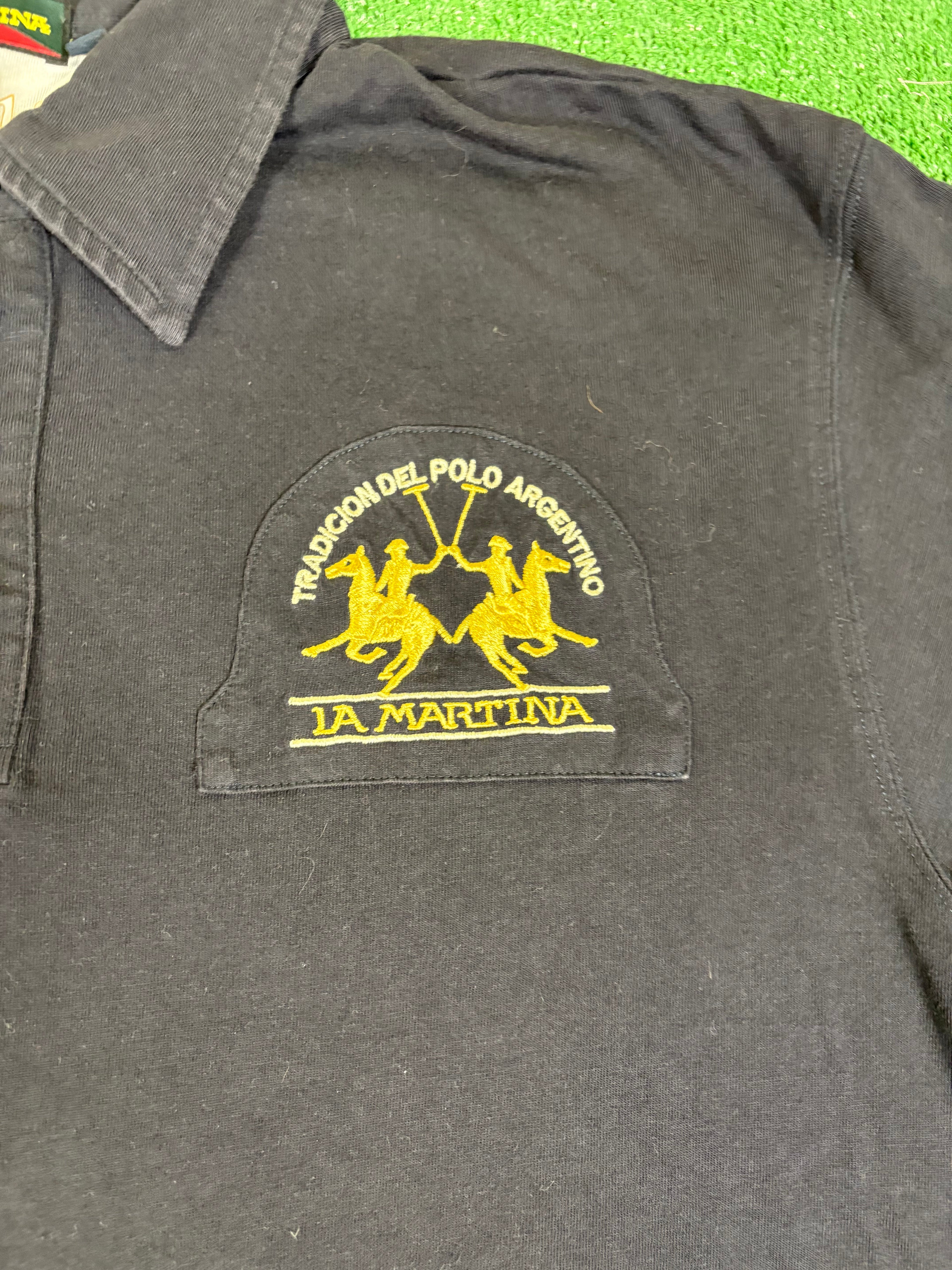 POLO LA MARTINA NEGRO VINTAGE