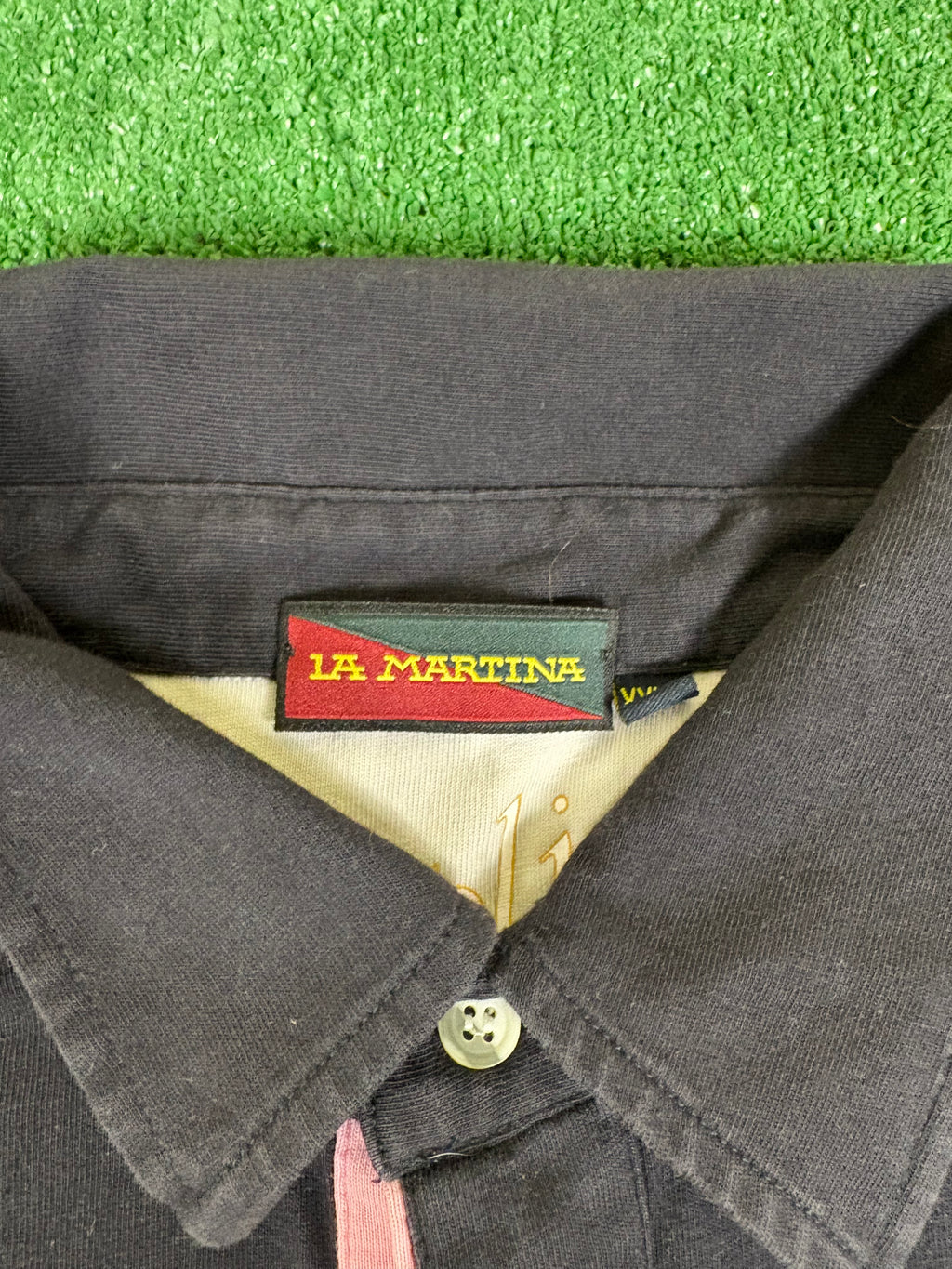 POLO LA MARTINA NEGRO VINTAGE