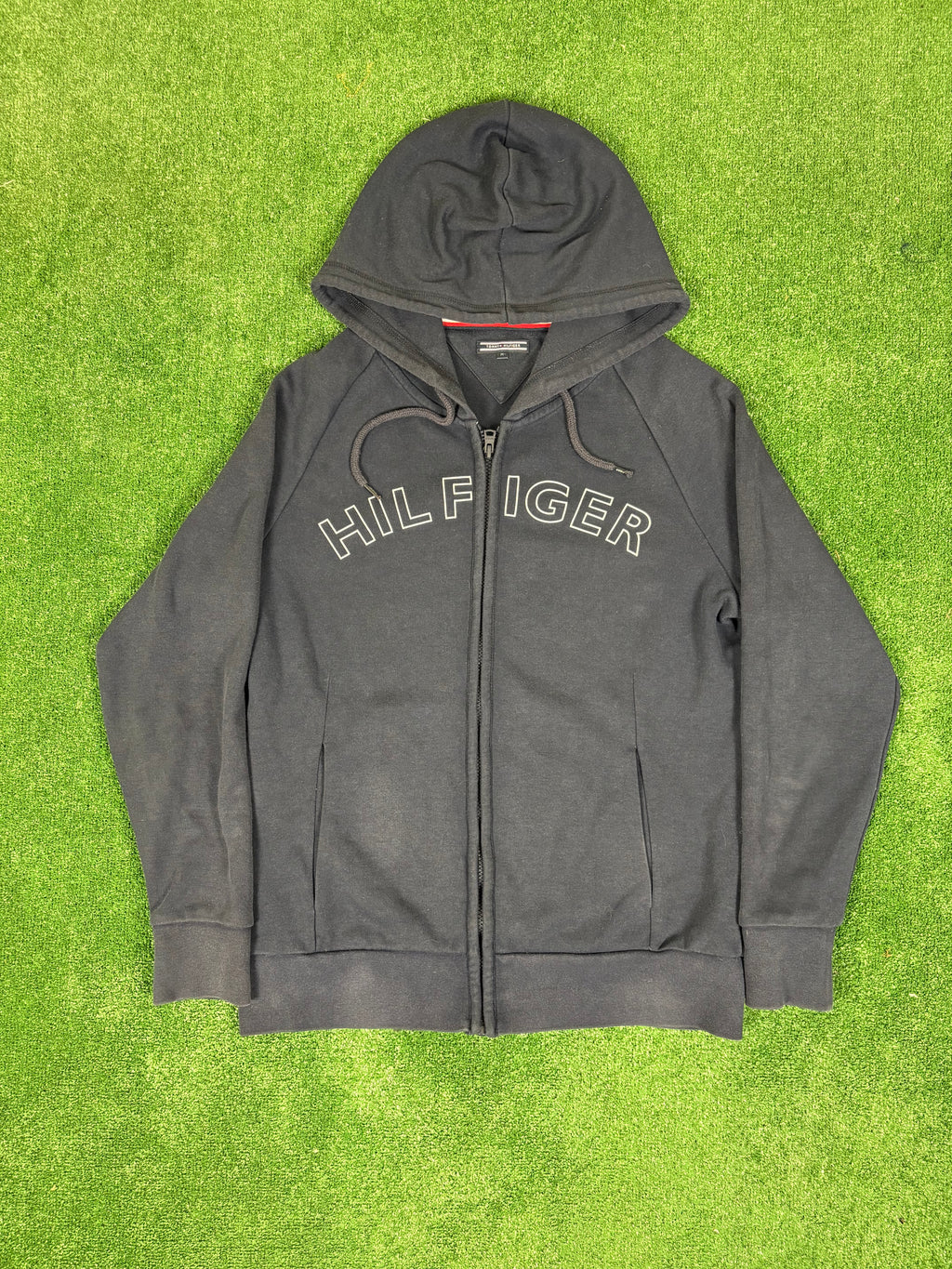 SUDADERA TOMMY HILFIGER AZUL VINTAGE 2000s