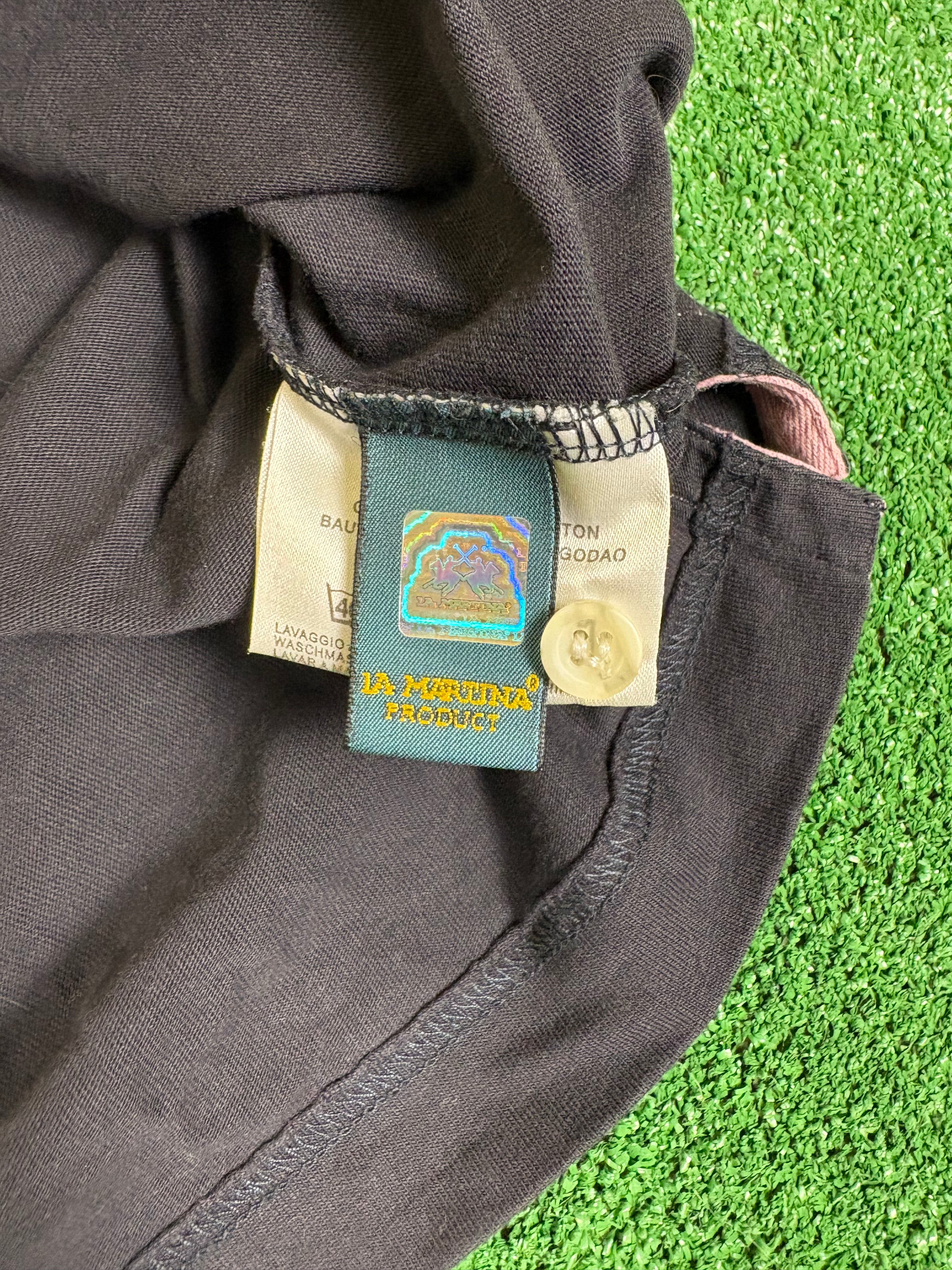 POLO LA MARTINA NEGRO VINTAGE