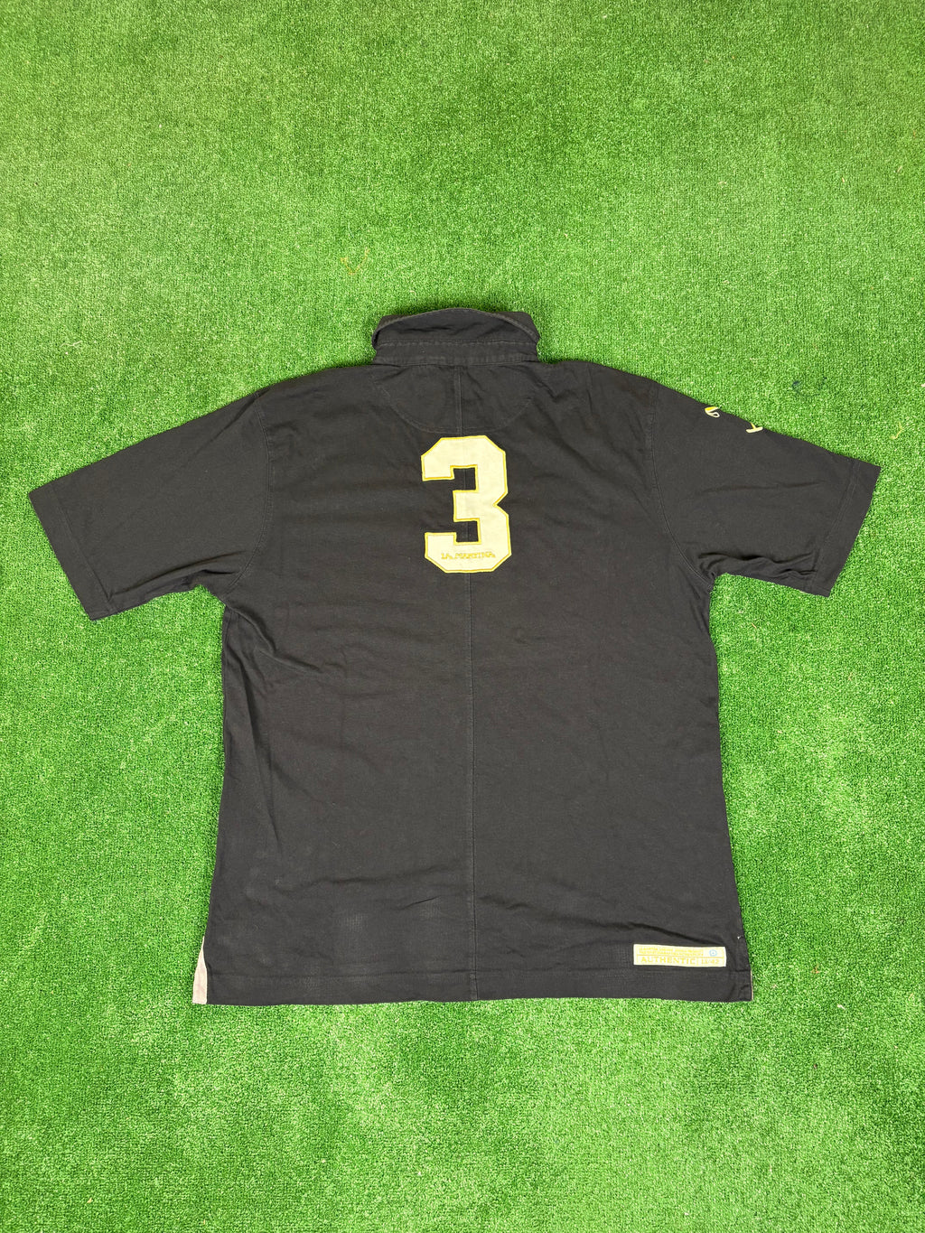 POLO LA MARTINA NEGRO VINTAGE