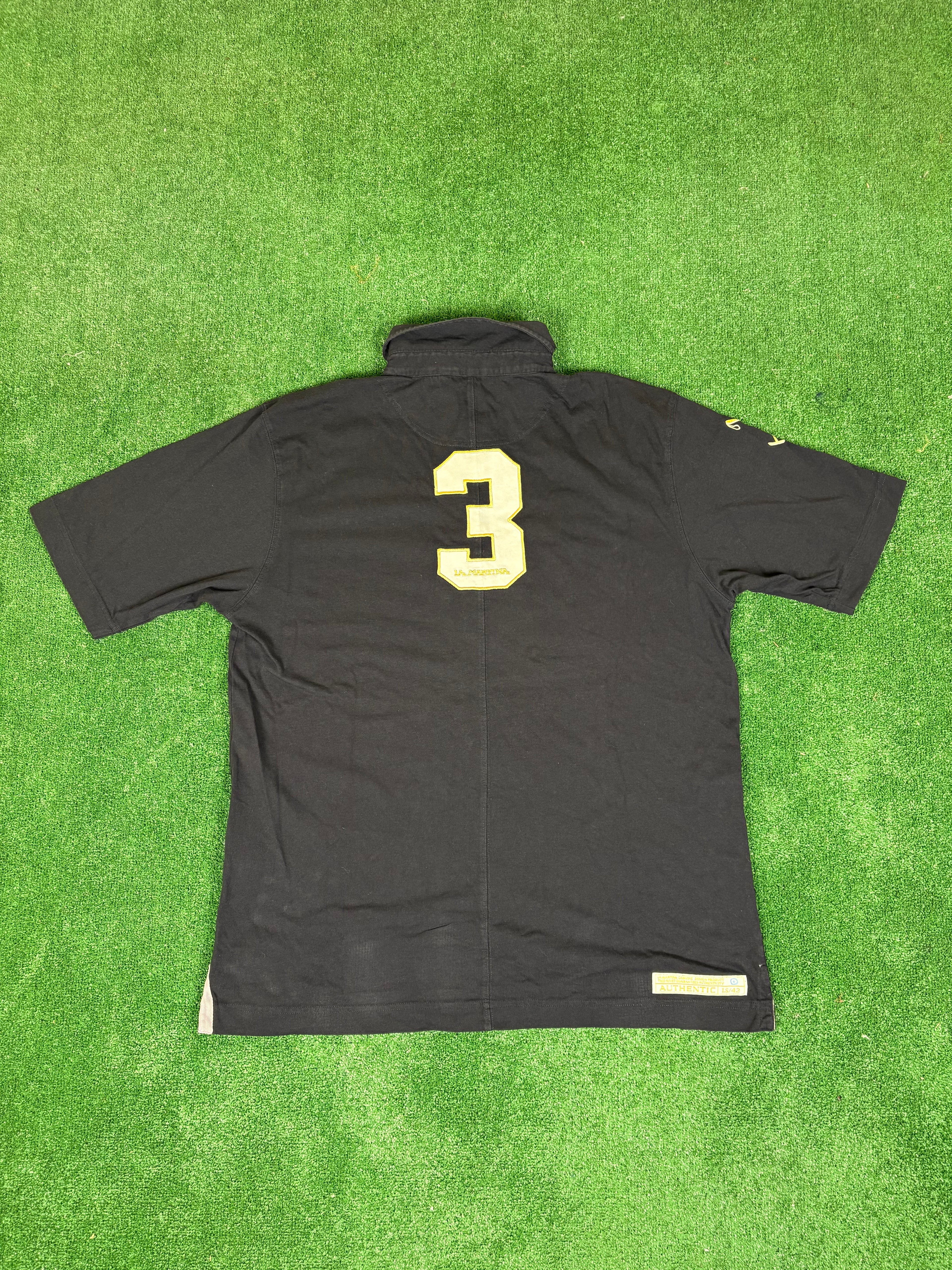 POLO LA MARTINA NEGRO VINTAGE