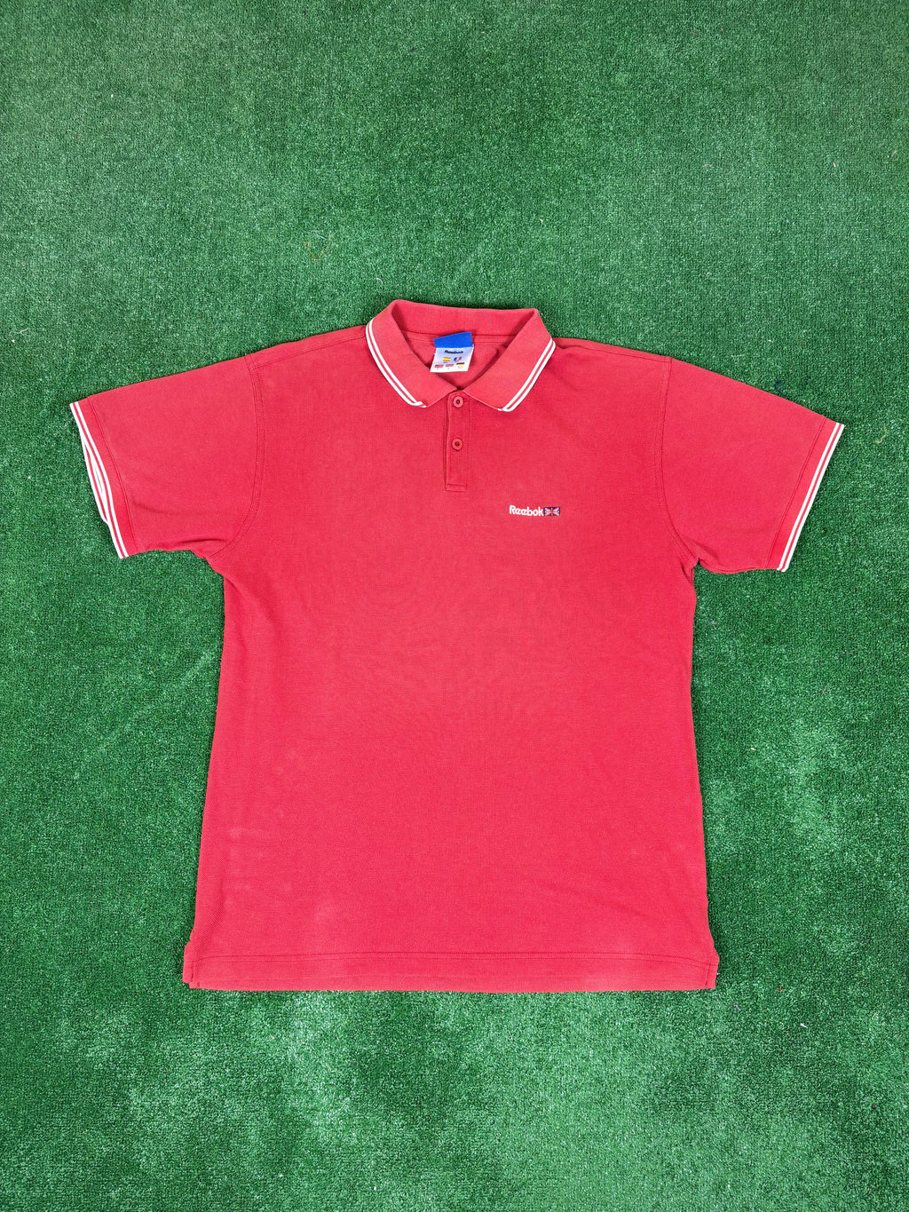 POLO REEBOK ROJO VINTAGE 2000s