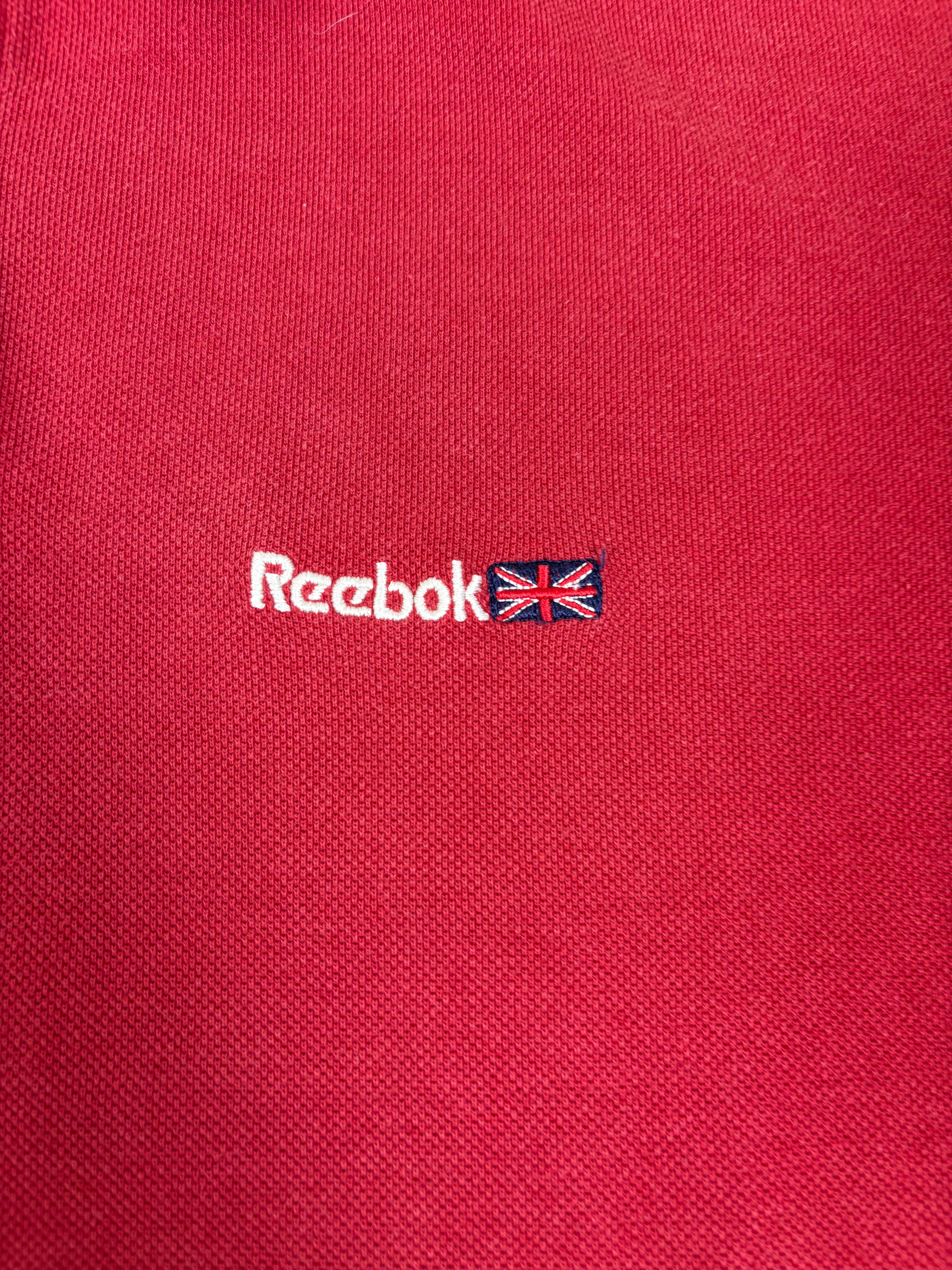 POLO REEBOK ROJO VINTAGE 2000s