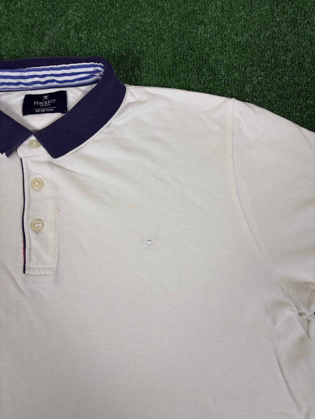 POLO HACKETT BLANCO VINTAGE 2000s