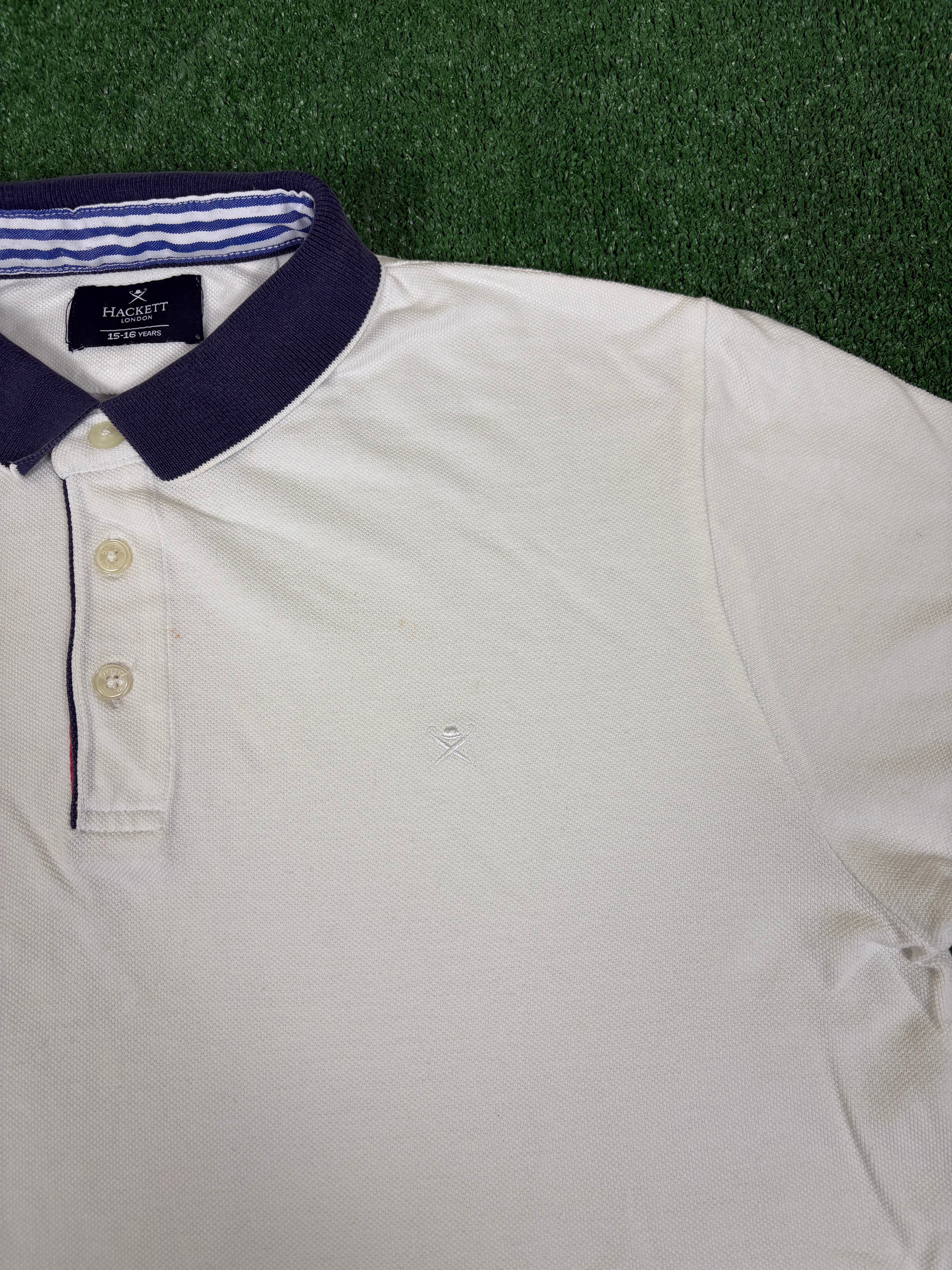 POLO HACKETT BLANCO VINTAGE 2000s