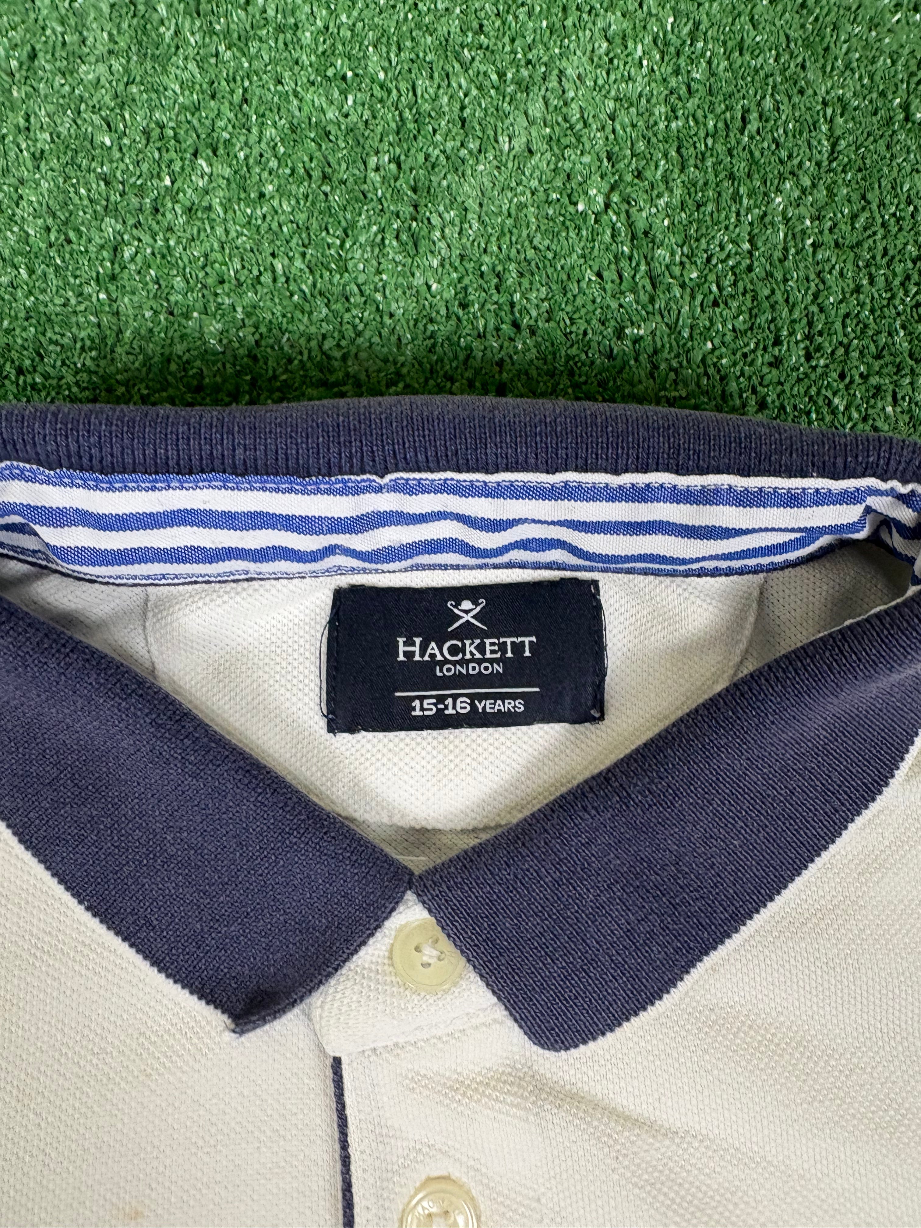 POLO HACKETT BLANCO VINTAGE 2000s