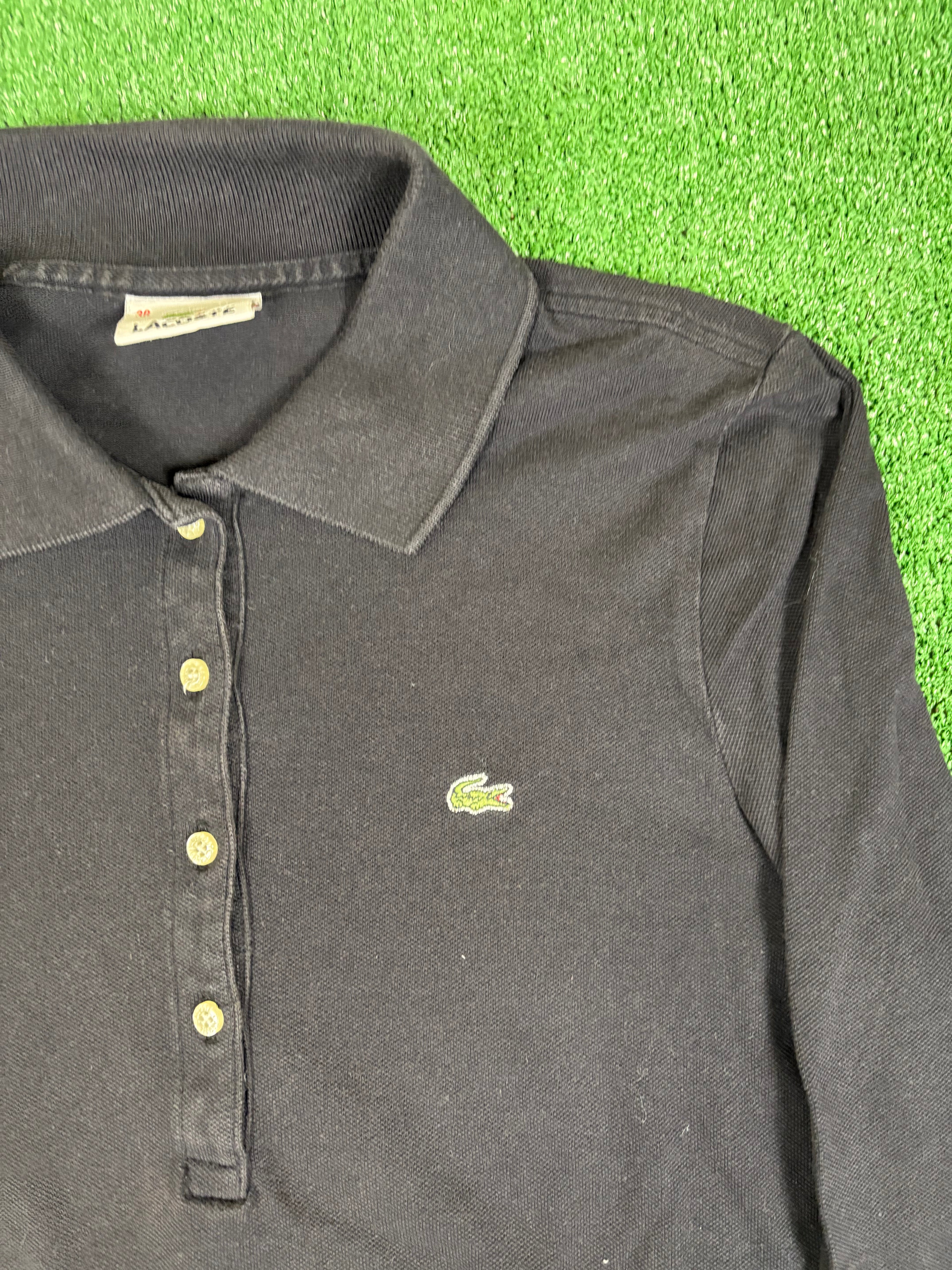 POLO LACOSTE NEGRO VINTAGE 2000s