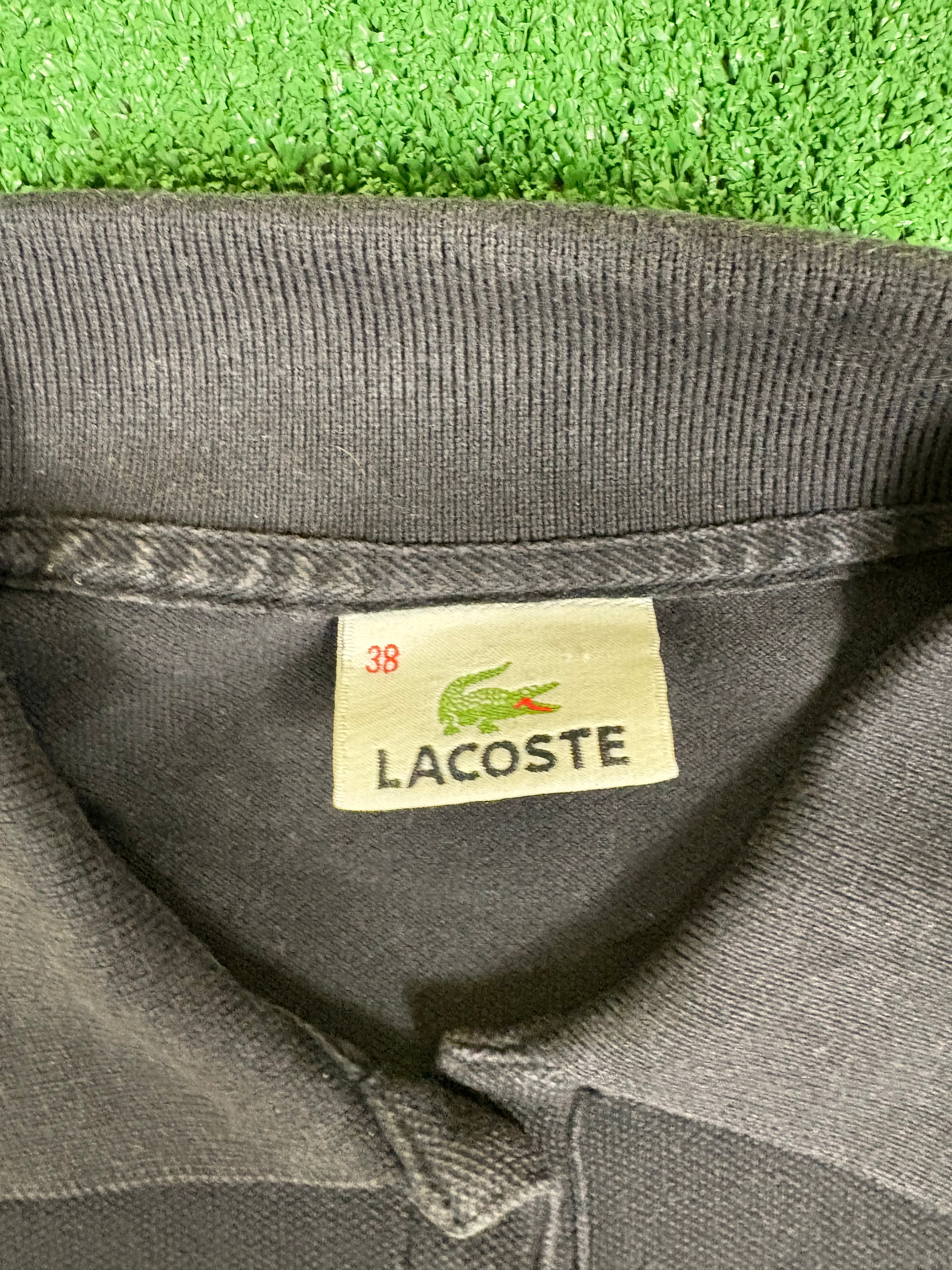 POLO LACOSTE NEGRO VINTAGE 2000s