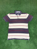 POLO TOMMY HILFIGER AZUL Y BLANCO VINTAGE CLASSIC