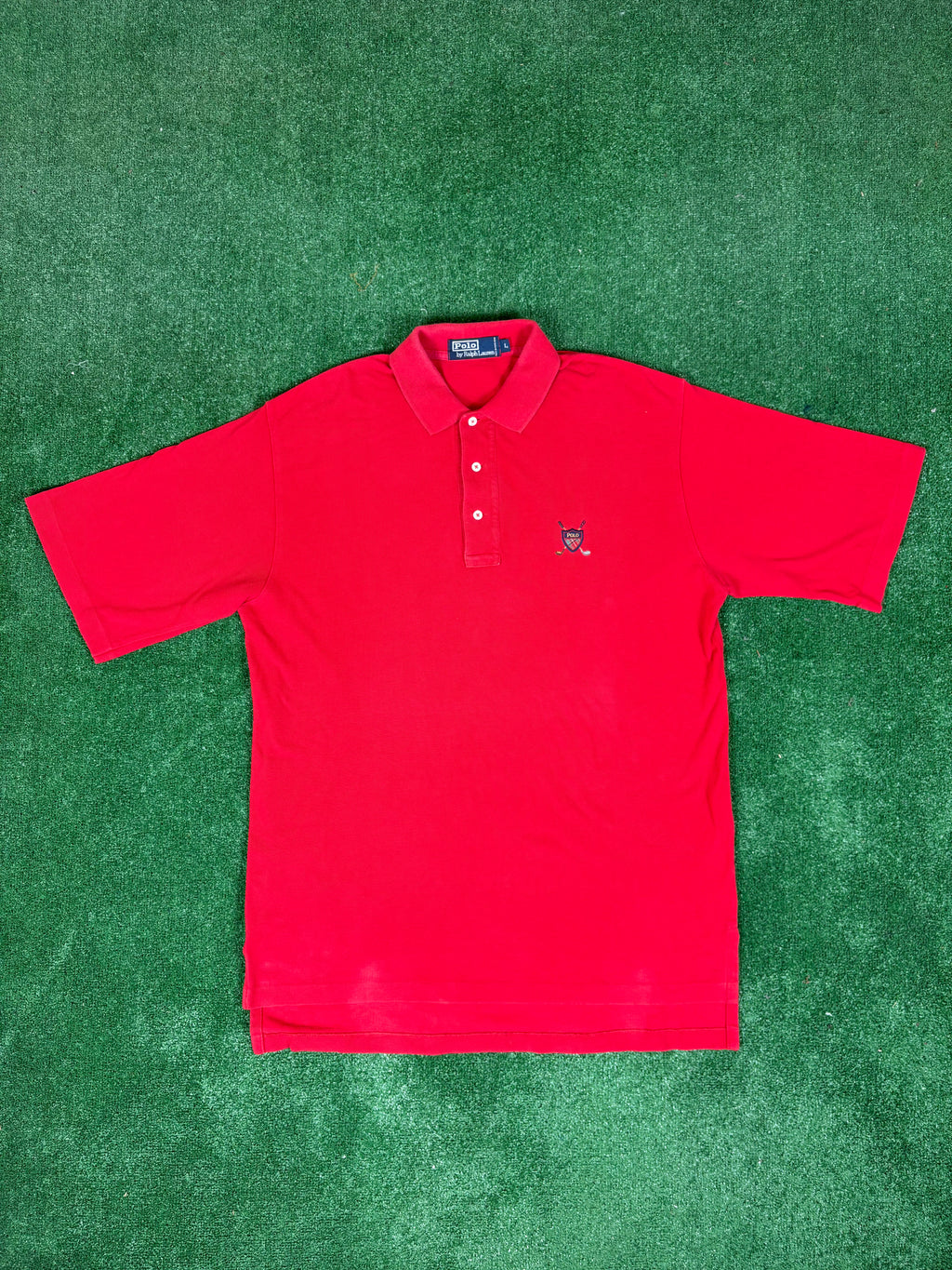 POLO RALPH LAUREN ROJO LOGO EXCLUSIVO VINTAGE
