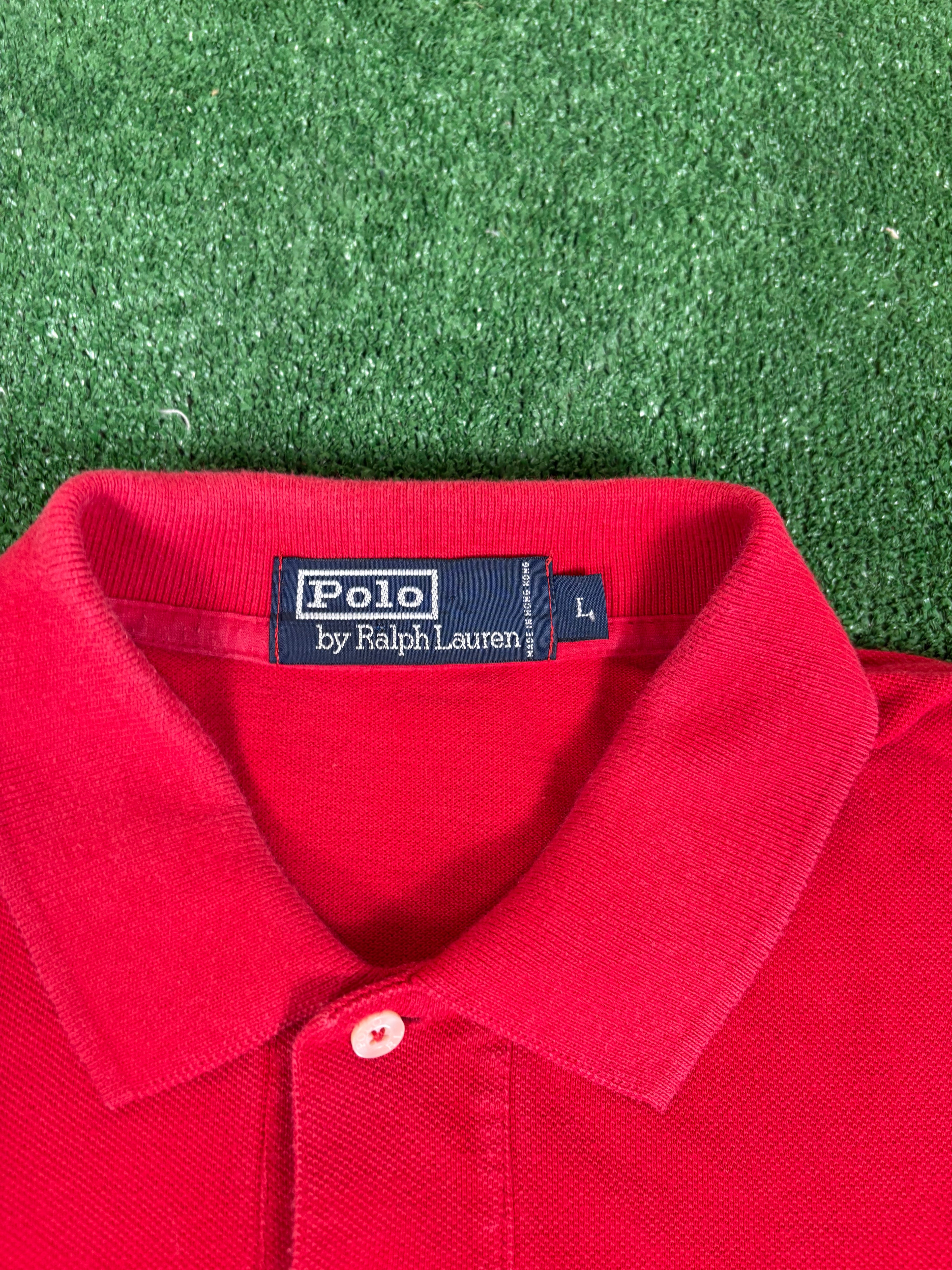 POLO RALPH LAUREN ROJO LOGO EXCLUSIVO VINTAGE