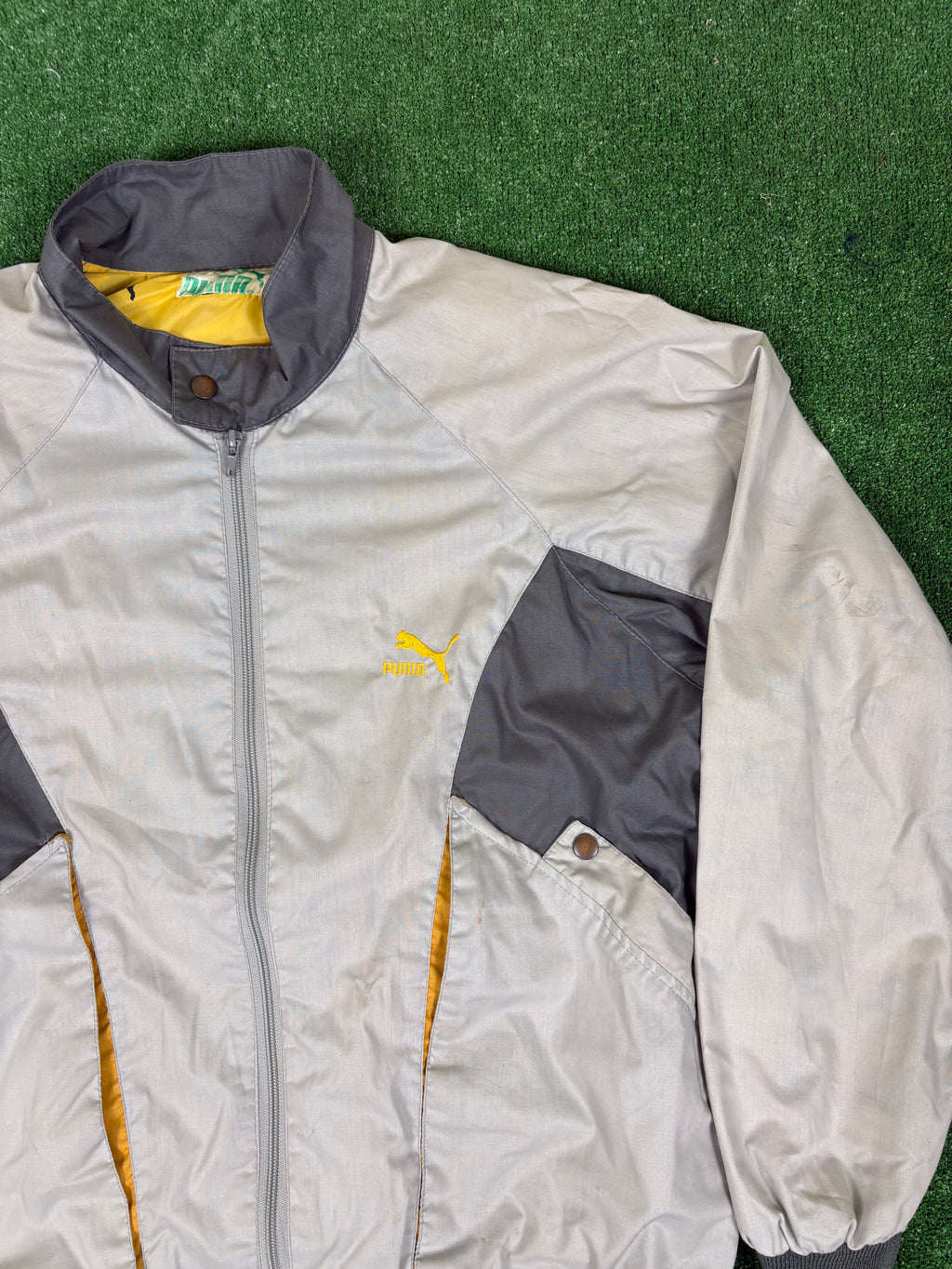 CHAQUETA PUMA GRIS VINTAGE