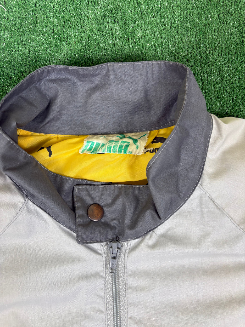 CHAQUETA PUMA GRIS VINTAGE