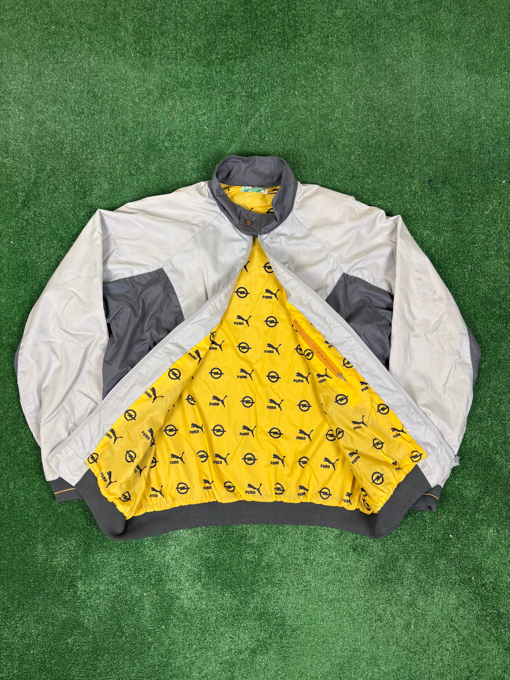 CHAQUETA PUMA GRIS VINTAGE